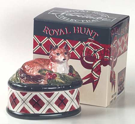 Royal Hunt 4" Candy Box & Lid