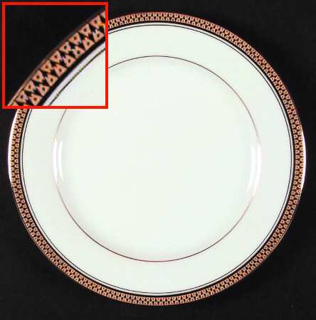 Goldridge Salad Plate