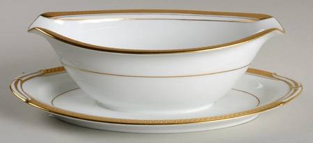 Goldridge Gravy Boat with Attached Underplate