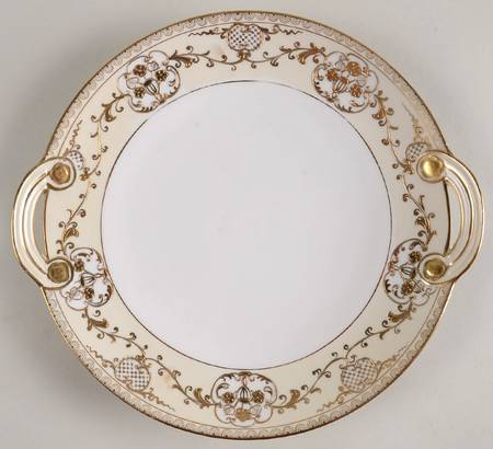 N1258 Handled Cake Plate