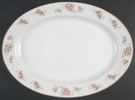 N1275 14" Oval Serving Platter