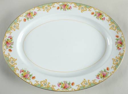N1073 16" Oval Serving Platter