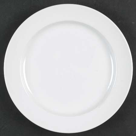 Pearl White (Rim) Salad Plate