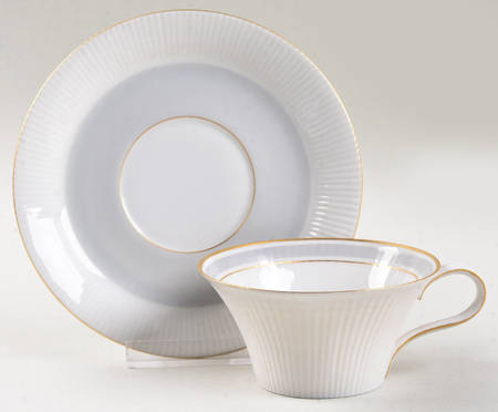 Adonis Flat Cup & Saucer Set by Nymphenburg