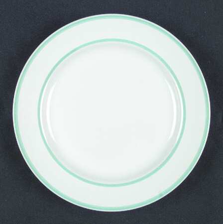 Westport Classic Aqua (Aqua Trim and Verge) Salad Plate