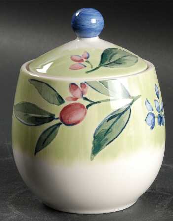 Summer Dance Sugar Bowl & Lid