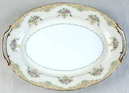 N1297 16" Oval Serving Platter