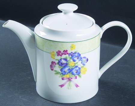 Pansies Tea/Coffee Pot & Lid