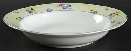 Pansies Soup/Cereal Bowl