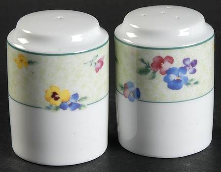 Pansies Salt & Pepper Set