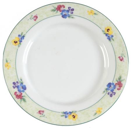 Pansies Bread & Butter Plate
