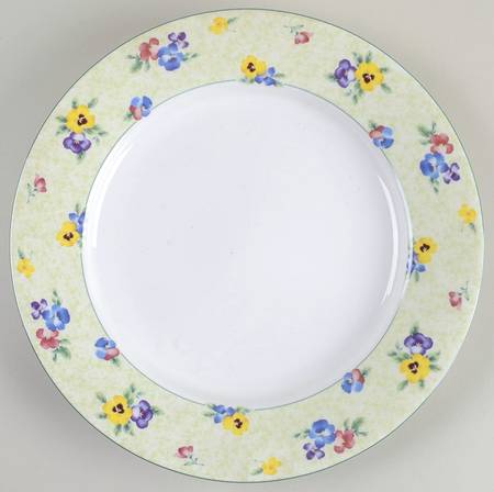 Pansies 12" Chop Plate (Round Platter)