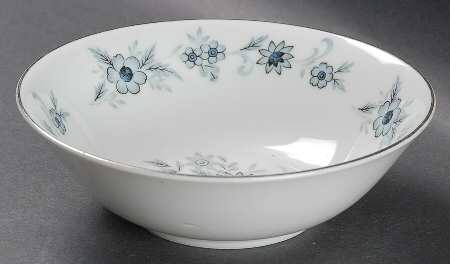 Champlain (Rounded and Pointed Flowers) Coupe Cereal Bowl