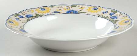 Charming Butterfly Rim Soup Bowl
