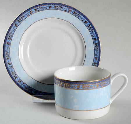 Enciel Flat Cup & Saucer Set
