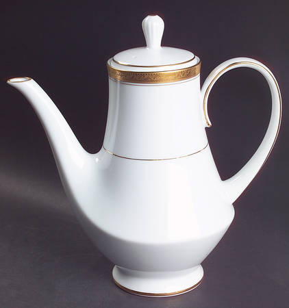 Crestwood Gold Coffee Pot & Lid