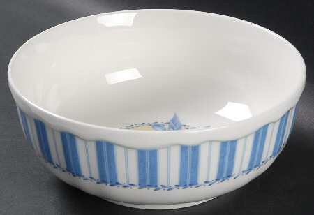 Gourmet Blue 7" Round Vegetable Bowl