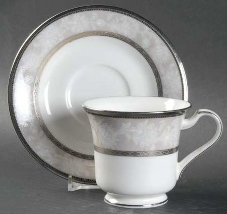 Jefferson Court Footed Cup & Saucer Set