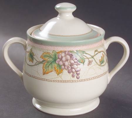 Napa Vines Sugar Bowl & Lid