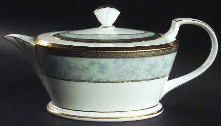 Neptune Gold Teapot & Lid