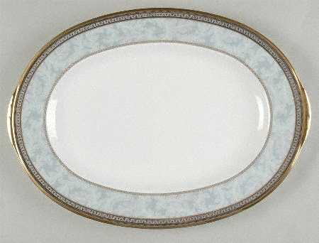 Neptune Gold 14" Oval Serving Platter