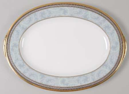 Neptune Gold 12" Oval Serving Platter
