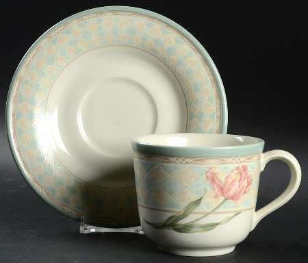 Paradise Valley Flat Cup & Saucer Set