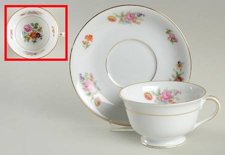 N1356 Footed Cup & Saucer Set