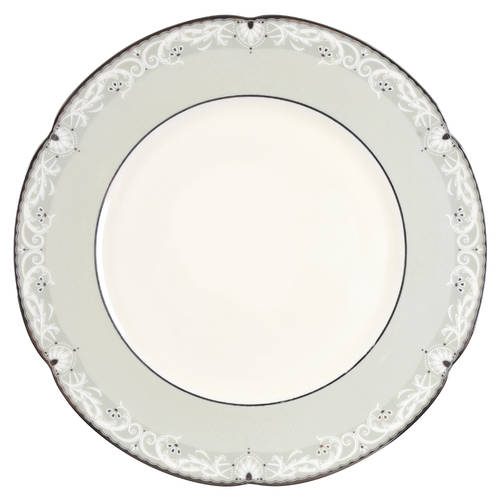 Venetian Scroll Accent Luncheon Plate