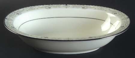 Venetian Scroll 10" Oval Vegetable Bowl