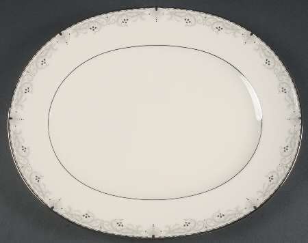 Venetian Scroll 13" Oval Serving Platter