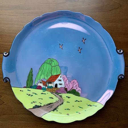 N1392 Handled Cake Plate