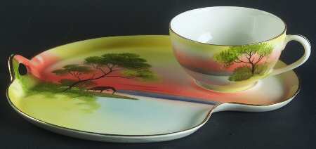 N1401 Snack Plate & Cup Set