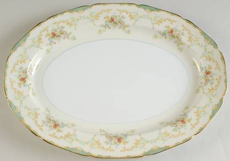 N1407 16" Oval Serving Platter