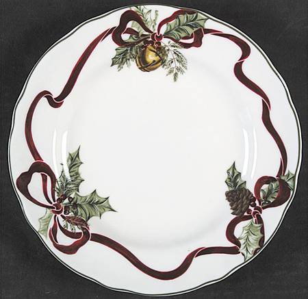 Holly Bells Salad Plate