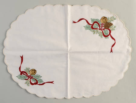 Holly Bells Cloth Placemat