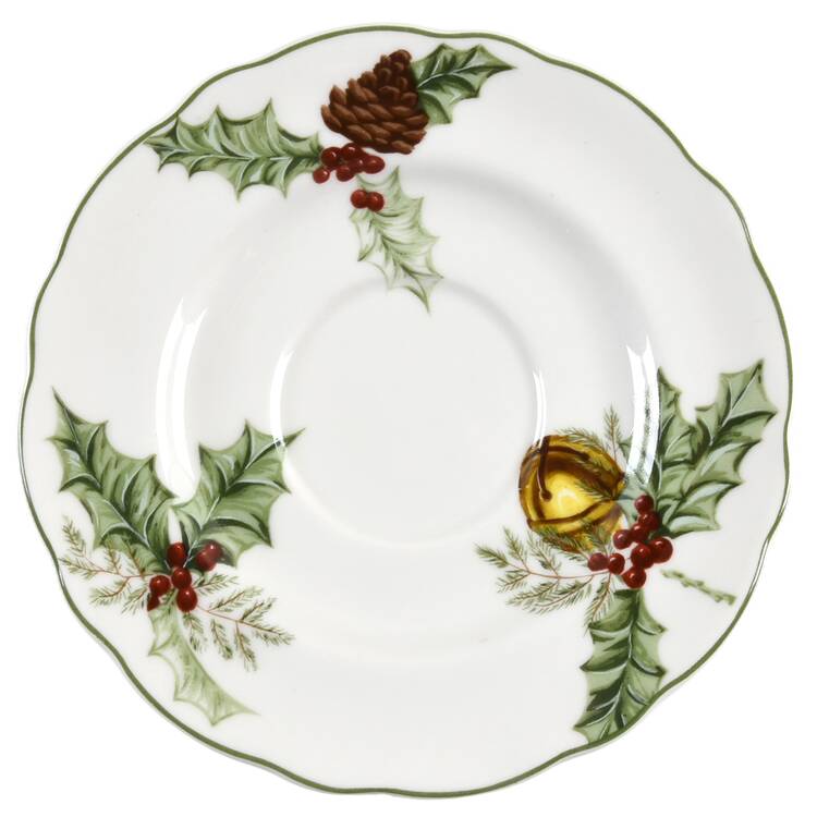 Holly Bells Saucer