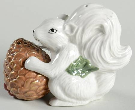 Holly Bells Figural Salt & Pepper Set