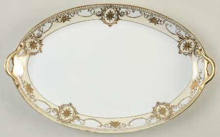 N1484 13" Oval Handled Tray