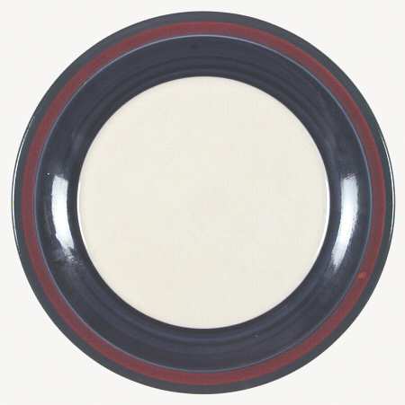 Concentrics Blue Luncheon Plate