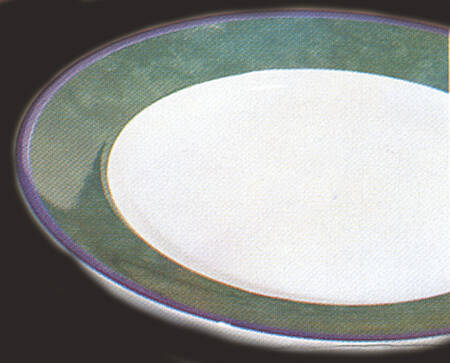 Tendances Green (Vert) Dessert/Pie Plate