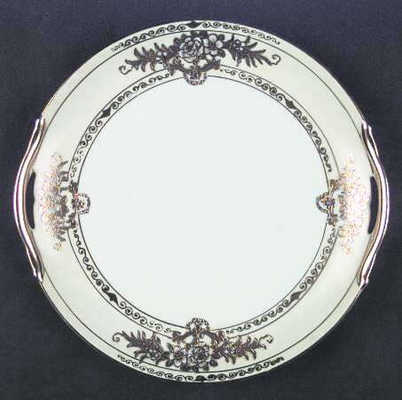 N1503 Handled Cake Plate