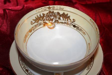 N1503 Whipped Cream Bowl and Underplate