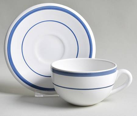 Navy Blue (Portugal) Cappuccino Cup & Saucer Set