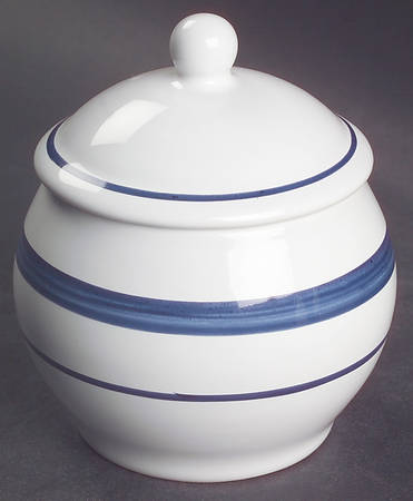 Navy Blue (Portugal) Sugar Bowl & Lid