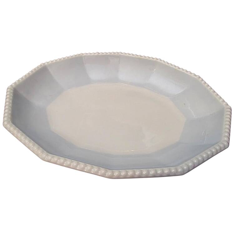 Perl Blue 9" Oval Serving Platter