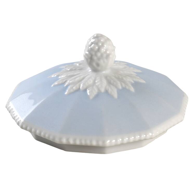 Perl Blue Lid for Individual Casserole