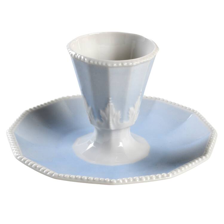 Perl Blue Single Egg Cup