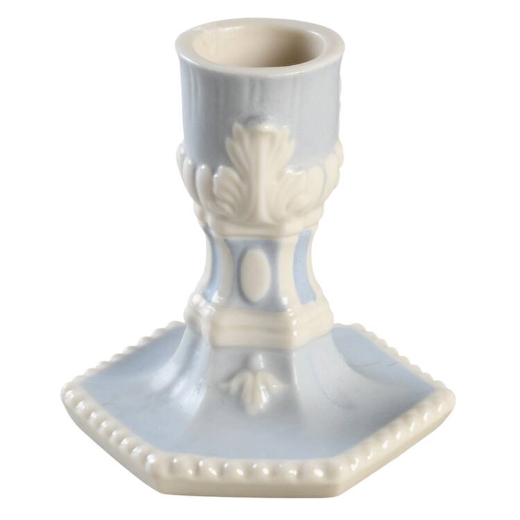 Perl Blue 3" Candlestick by Nymphenburg