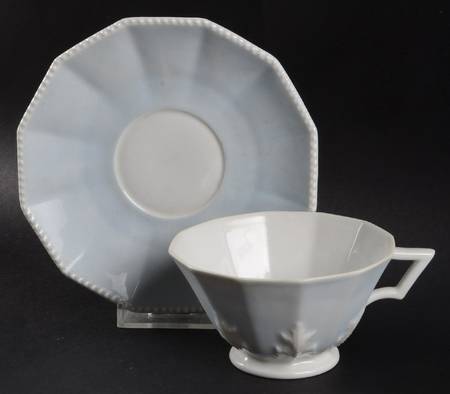 Perl Blue Footed Cup & Saucer Set